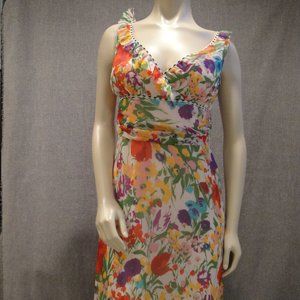 Shoshanna silk floral dress NEW size 8